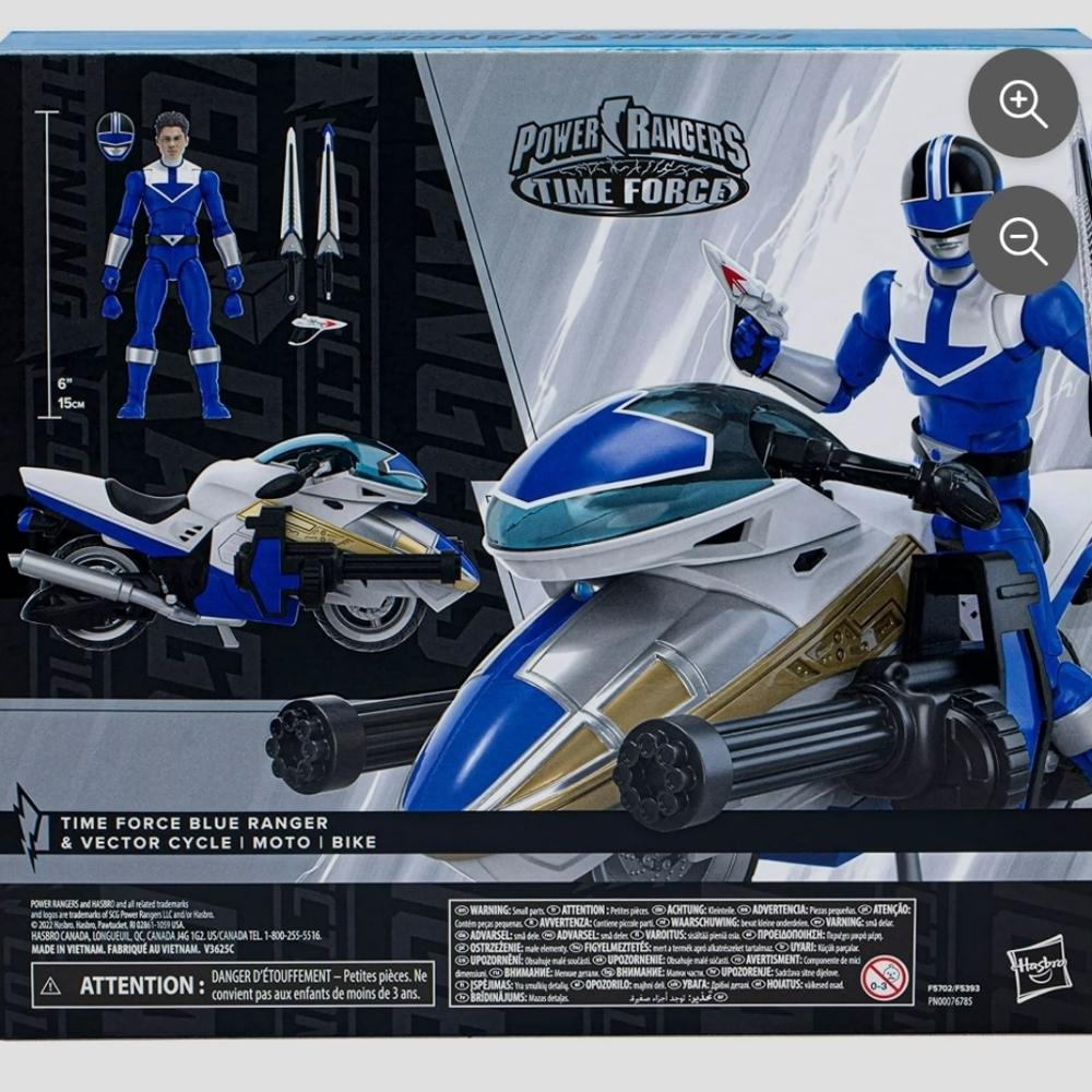 Power Rangers Lightning Collection Time Force Blue Ranger & Vector Cycle 2022 - Picture 9 of 14